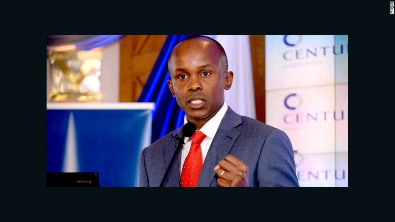 James Mworia is a Kenyan lawyer, accountant, and business executive. He is the managing director and CEO of Centum Investments. 