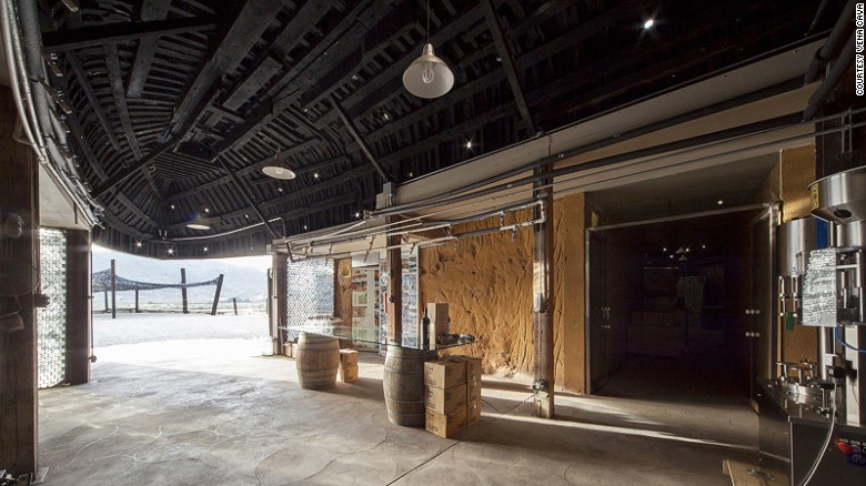 <strong>The science bit: </strong>The watertight boat hulls keep the wines cool and dry in the desert valley heat and the overall temperature of the winery naturally regulated.