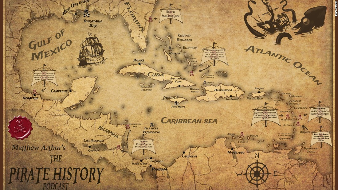 pirates of the caribbean maps