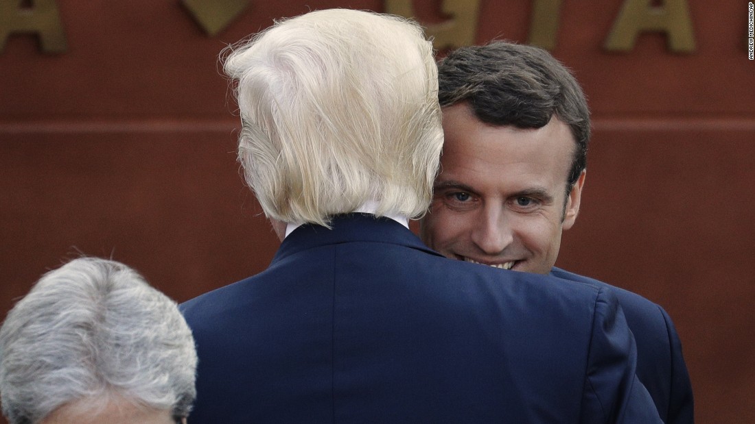 Trump woos Macron, may disappoint on Paris Agreement