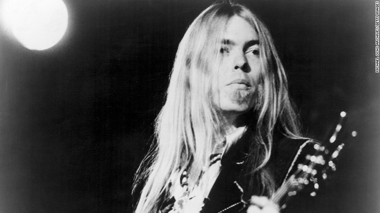 Gregg Allman pictured in 1970.