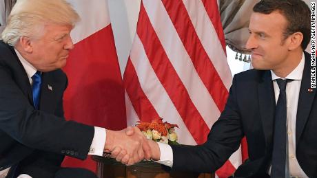 Macron: Trump handshake was moment of truth