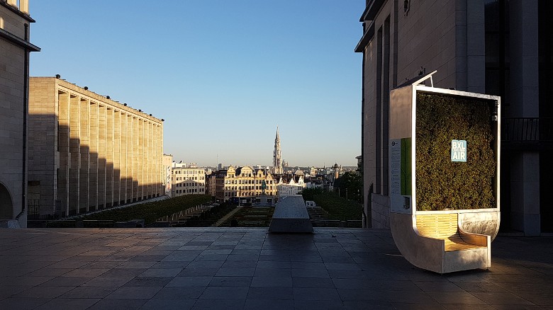 A CityTree in Brussels, Belgium.