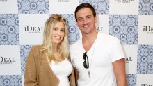 Olympic gold medalist Ryan Lochte and his fiancée Kayla Rae Reid welcomed their first child, a son, in June.