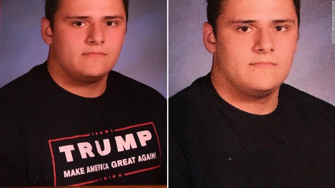 New Jersey school under fire for erasing Trump slogans 