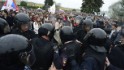 Protesters clash with police at Russian demo