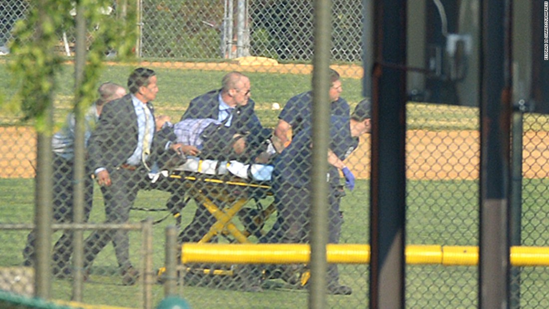 Congressman Shot During Gop Baseball Practice 3904