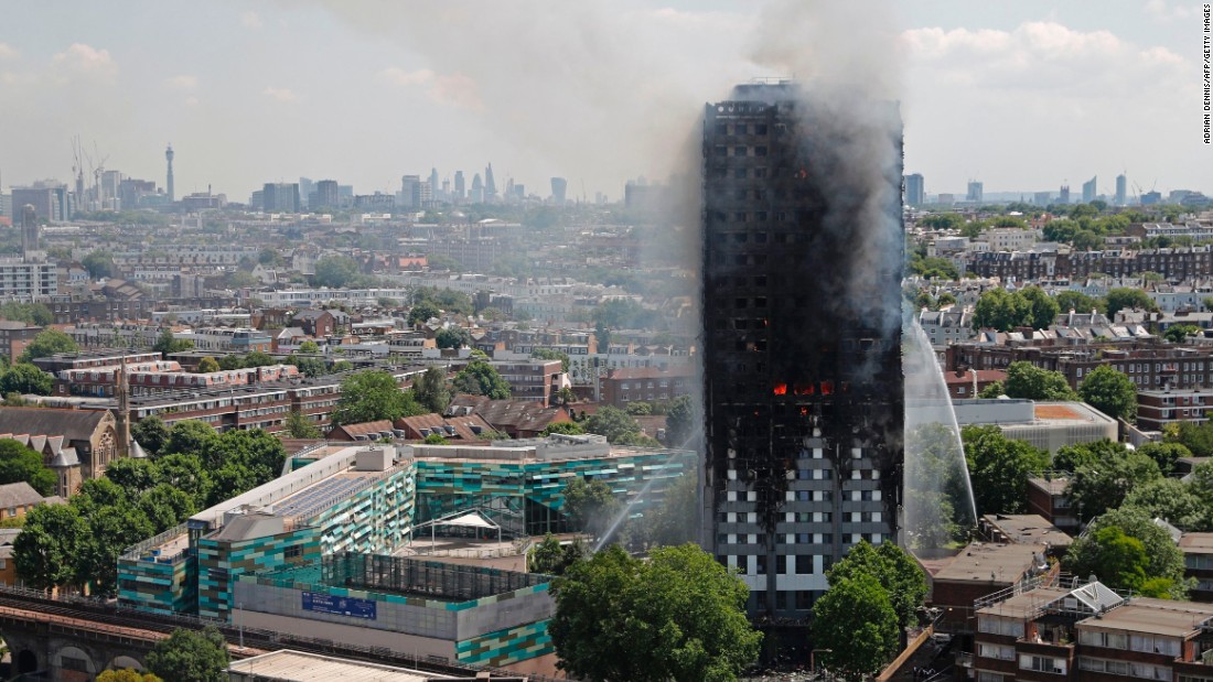 Grenfell Tower blaze: Other London high-rises 'combustible'
