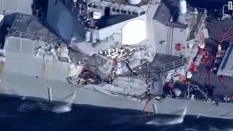 Initial investigation blames Navy for crash