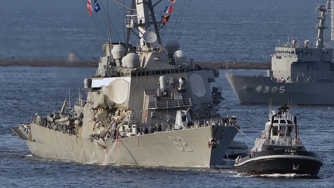 New details emerge in USS Fitzgerald collision investigation