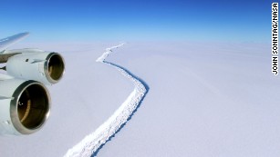 Massive iceberg breaks away from Antarctica