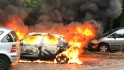 G20 protests: Water cannons and torched cars