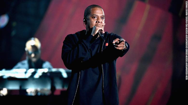 Jay Z performs at the 2014 Global Citizen Festival on September 27, 2014 in New York City.