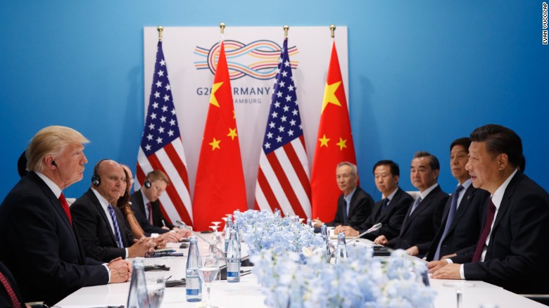 &lt;a href=&quot;http://www.cnn.com/2017/07/08/politics/north-korea-trump-xi/index.html&quot; target=&quot;_blank&quot;&gt;President Donald Trump meets with Chinese President Xi Jinping&lt;/a&gt; at the G20 summit on Saturday, July 8, in Hamburg, Germany.