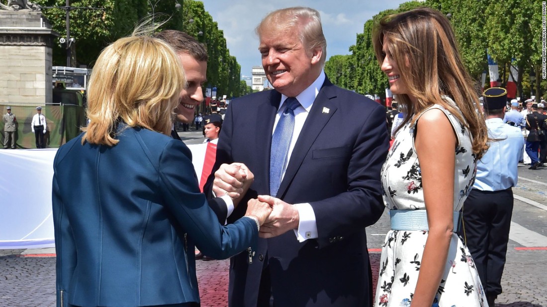 A Second By Second Analysis Of The Trump Macron Handshake Cnnpolitics 7125