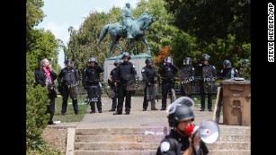 Protesters blame Charlottesville police for not stopping violence