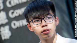 Joshua Wong and two other Umbrella Movement leaders jailed in Hong Kong