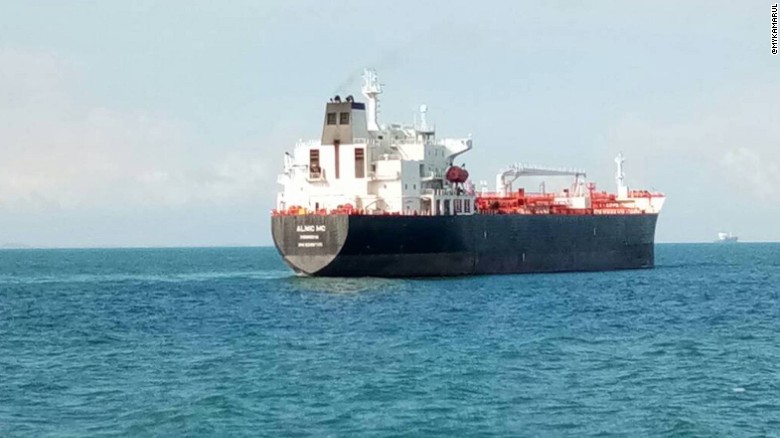 The tanker Alnic MC