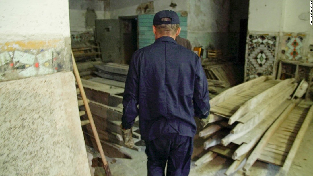 &#39;X5&#39; is seen working at a prison near Zhytomyr, Ukraine.