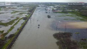 Drone footage shows Harvey&#39;s destruction