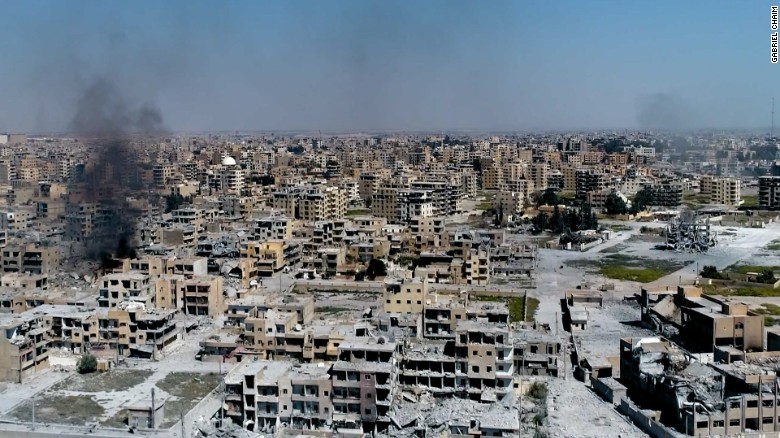 Raqqa Drone Footage Reveals A City In Ruins - CNN