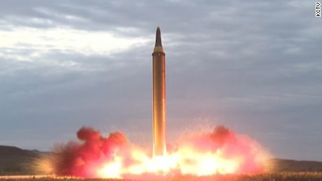 Moment North Korea fired missile over Japan