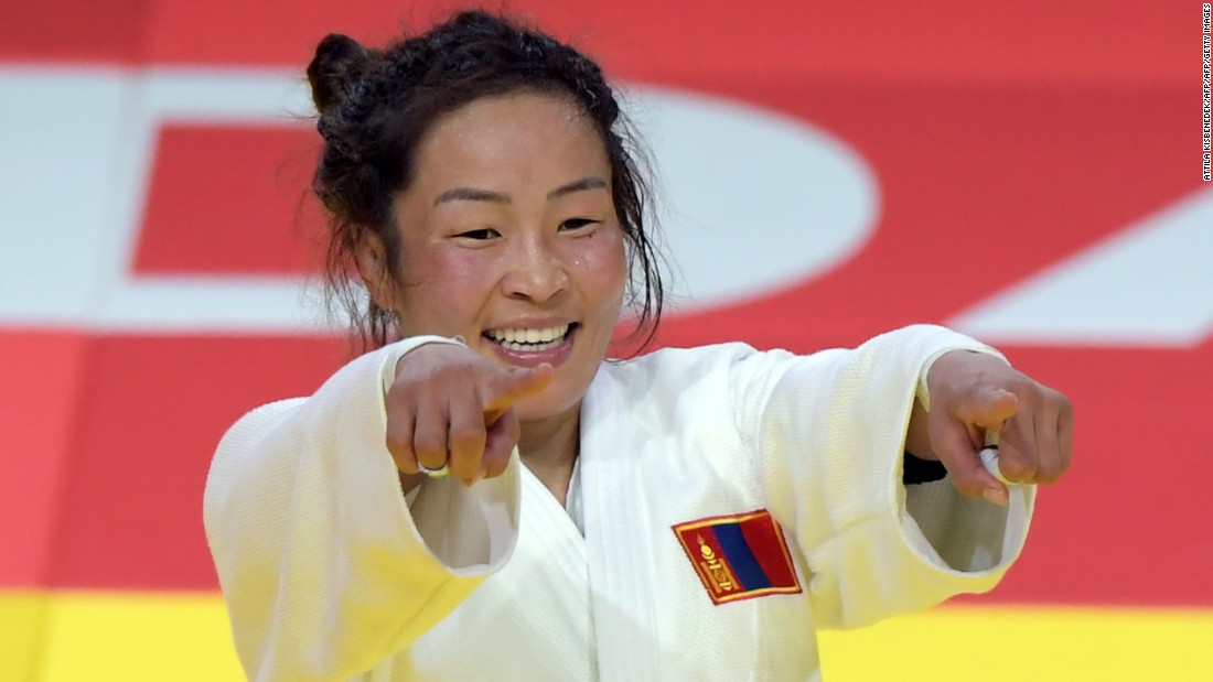 Image result for Judo star Sumiya Dorjsuren sends Mongolia into meltdown