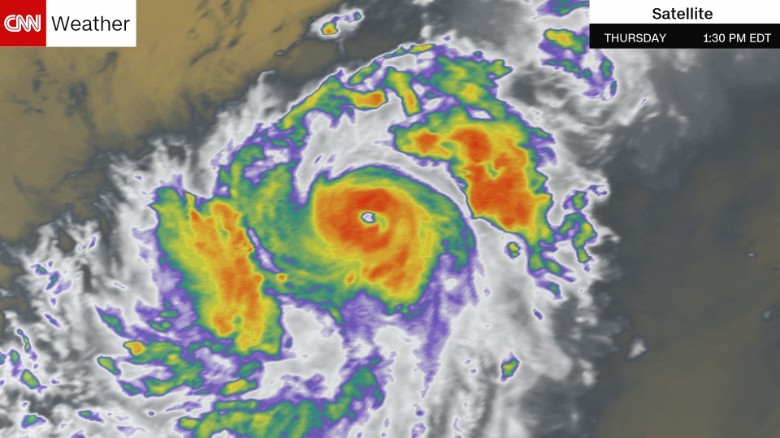 Hurricane Irma satellite image