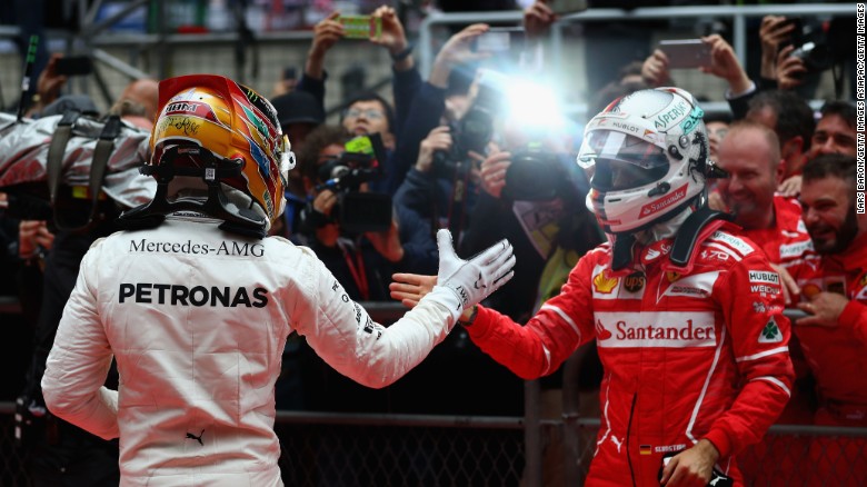 Lewis Hamilton (left) and Sebastian Vettel have been engaged in one of most exciting championship battles of recent years. &lt;br /&gt;&lt;br /&gt;Click through the gallery to see how the 2017 Formula One season has played out.  