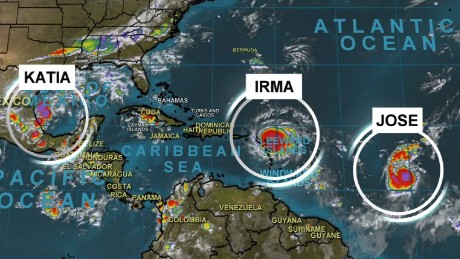 Islas afectadas por huracan irma