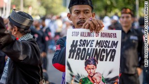 Protests across Asia over Myanmar&#39;s treatment of Rohingya Muslims
