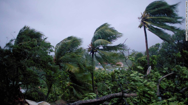 Hurricane Maria's wrath in the Caribbean
