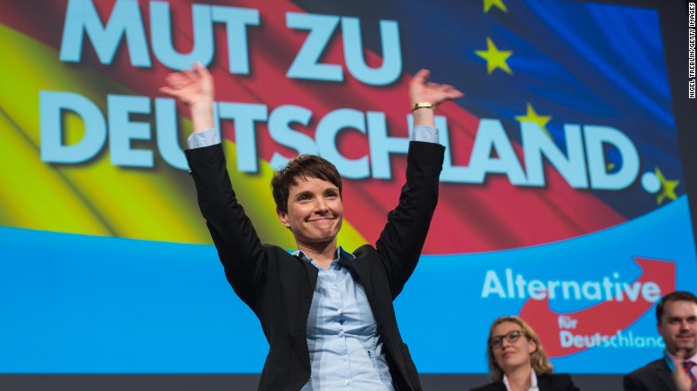 Frauke Petry has co-led the party since 2015.
