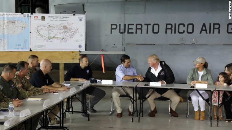 Trump: &#39;We&#39;ve only heard thank yous&#39; from Puerto Ricans