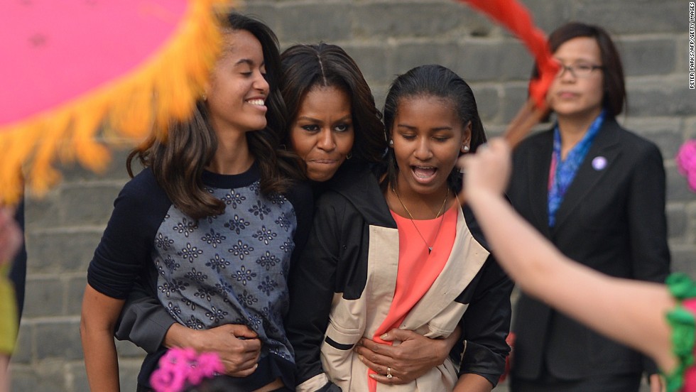 First lady Michelle Obama visits China