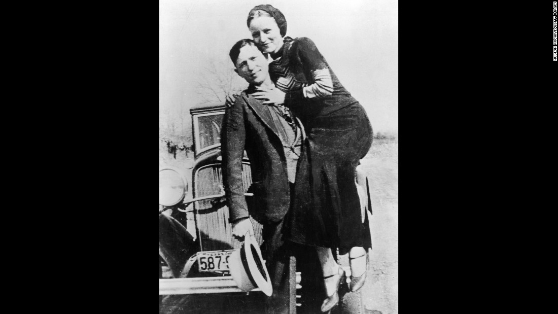 Gangsters Bonnie and Clyde