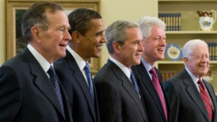 All 5 living former presidents launch appeal for help for Harvey victims