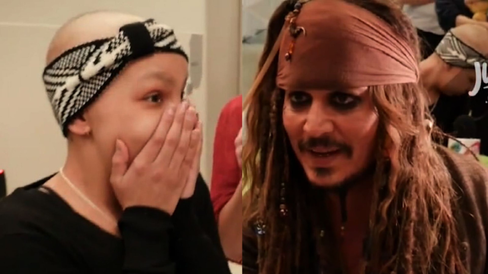 Johnny Depp surprises young girl - CNN Video