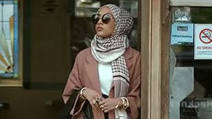 Mariah Idrissi in a scene from the video.