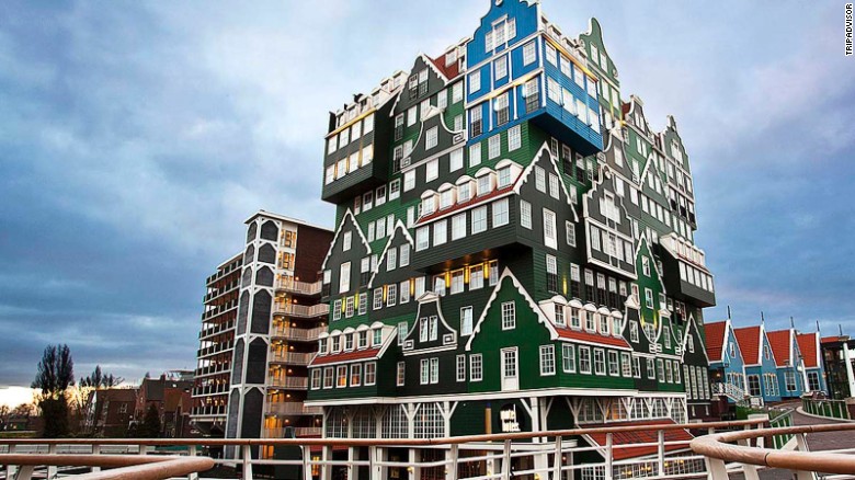 Inspired by the architecture of traditional houses of the Zaan region, the green facade of <a href="http://www.tripadvisor.com/Hotel_Review-g188600-d1758177-Reviews-Inntel_Hotels_Amsterdam_Zaandam-Zaandam_North_Holland_Province.html" target="_blank">Inntel Hotel Zaandam </a>is eye-catching even from afar.