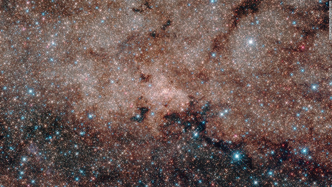 NASA&#39;s Hubble Space Telescope, using infrared technology, reveals the &lt;a href=&quot;http://www.cnn.com/2016/04/01/us/milky-way-hubble-feat/index.html&quot;&gt;density of stars in the Milky Way.&lt;/a&gt; According to NASA, the photo -- stitched together from nine images -- contains more than a half-million stars. The star cluster is the densest in the galaxy. 