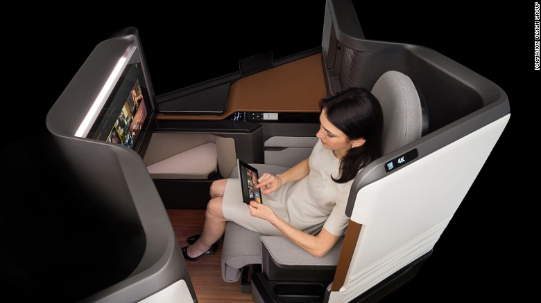 Panasonic's Waterfront system allows passengers to use their mobile devices to control an aircraft's built-in entertainment.