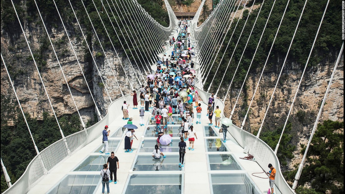 Image result for glass bridge in china