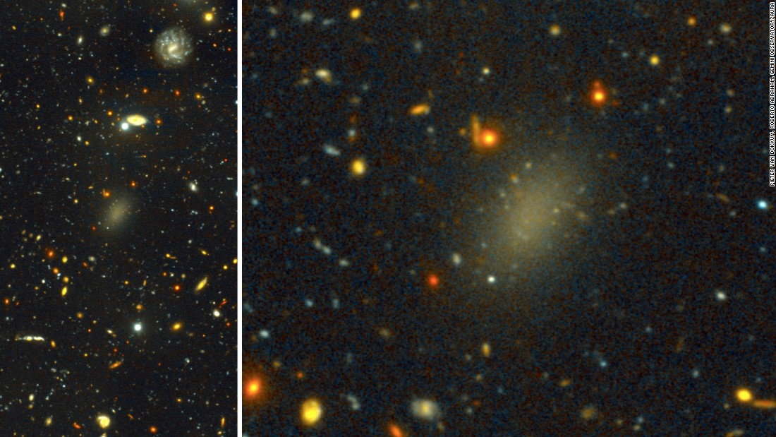 Say hello to dark galaxy Dragonfly 44. Like our Milky Way, it has a halo of spherical clusters of stars around its core. 