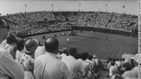 Davis Cup Tournament in Forest Hills.  (Photo by Donald Uhrbrock/The LIFE Images Collection/Getty Images)