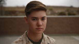 A transgender Marine tests military&#39;s new policy