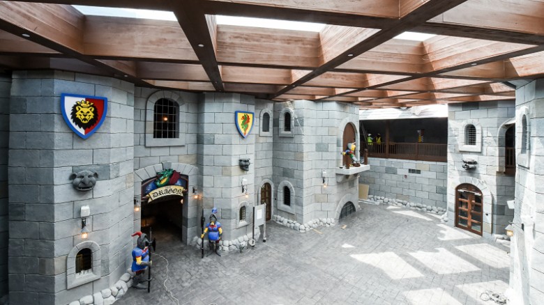 Young Lego enthusiasts can enter the Kingdoms Castle at Legoland Dubai.
