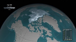 Watch as old sea ice vanishes