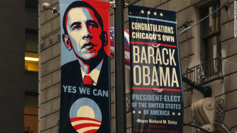 Shepard Fairey&#39;s image of Barack Obama went viral in 2008