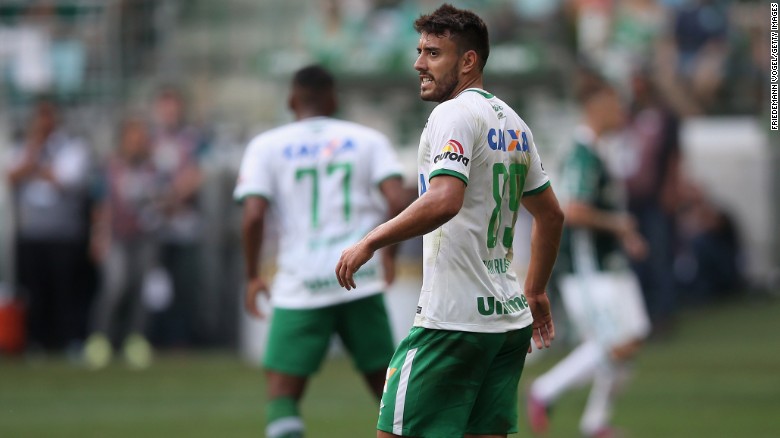 Defender Alan Ruschel was one of the players who survived the crash.